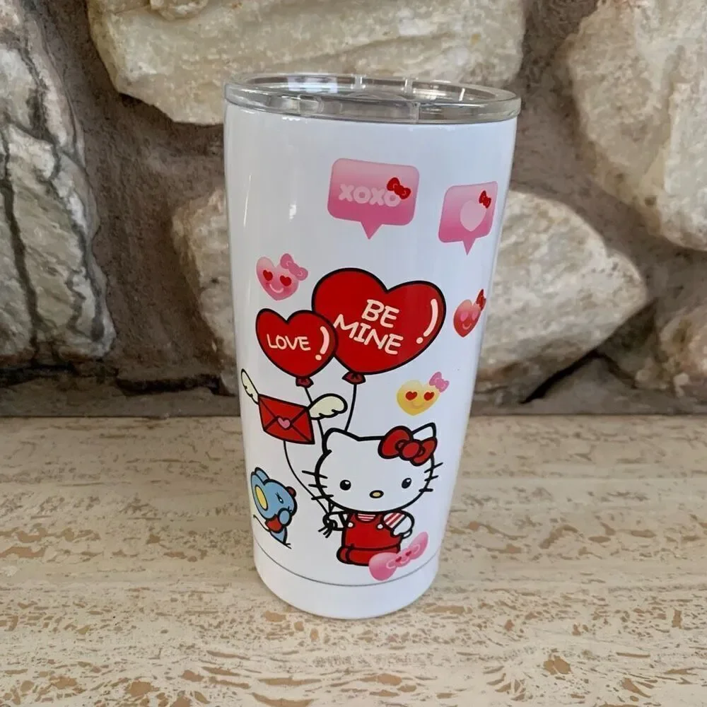 Hello Kitty Valentines day stainless steel tumbler